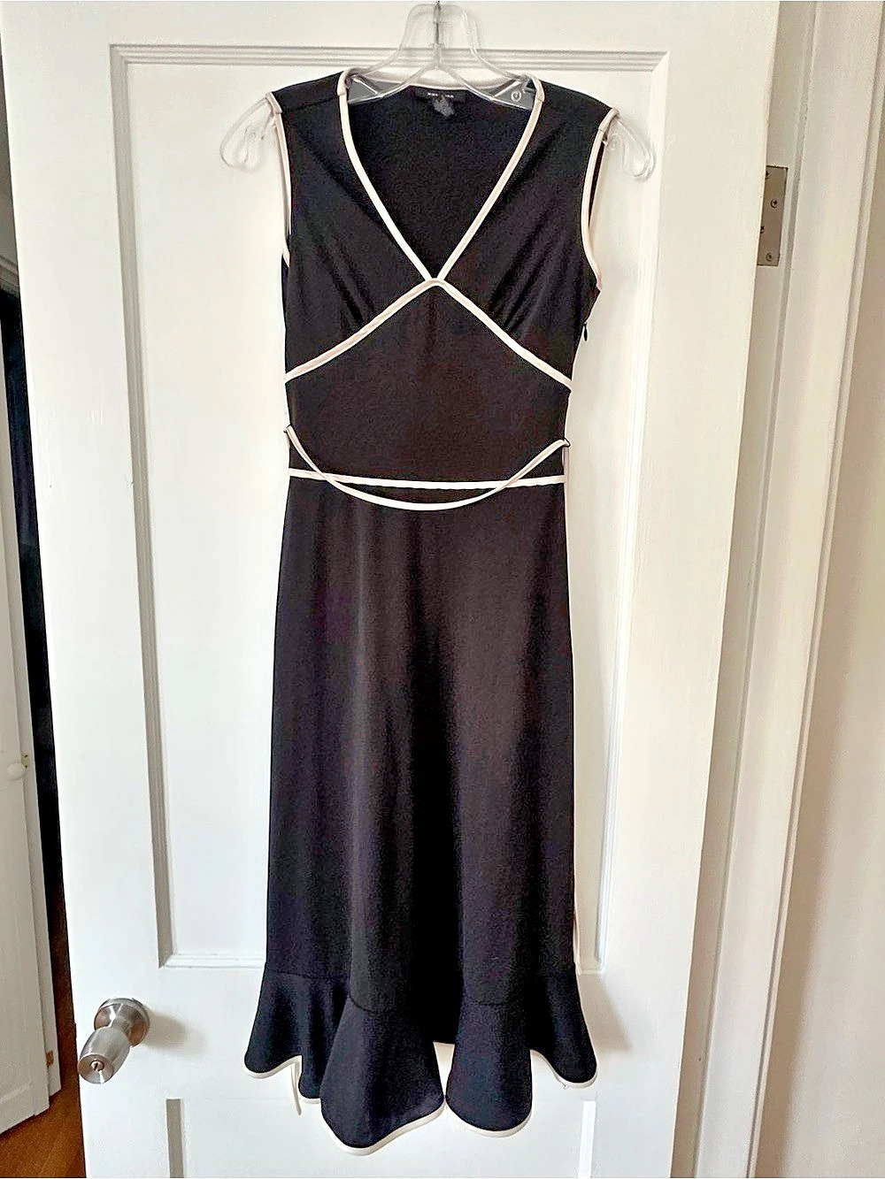 Max Studio Color Block Maxi Dress Size Medium Like New